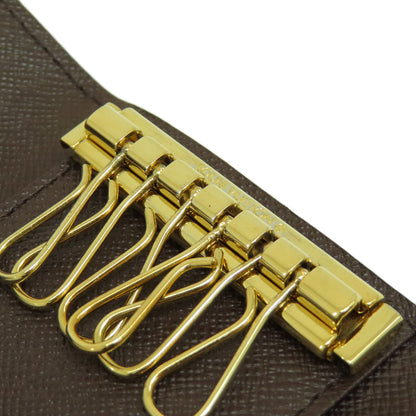 LOUIS VUITTON N62630 Multicles6 Damier Ebenu key holder Damier canvas Ladies [Used]