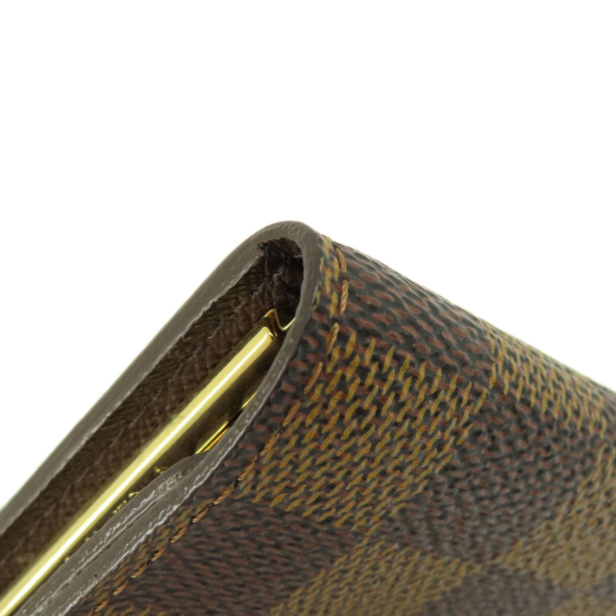 LOUIS VUITTON N62630 Multicles6 Damier Ebenu key holder Damier canvas Ladies [Used]