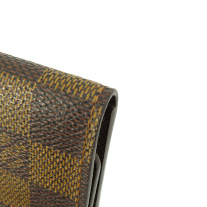 LOUIS VUITTON N62630 Multicles6 Damier Ebenu key holder Damier canvas Ladies [Used]