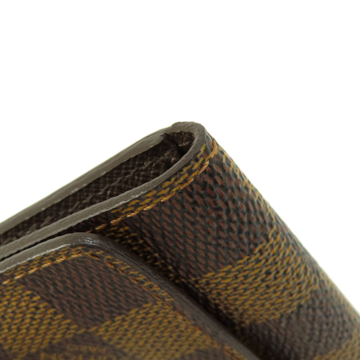 LOUIS VUITTON N62630 Multicles6 Damier Ebenu key holder Damier canvas Ladies [Used]