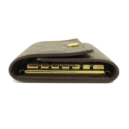 LOUIS VUITTON N62630 Multicles6 Damier Ebenu key holder Damier canvas Ladies [Used]
