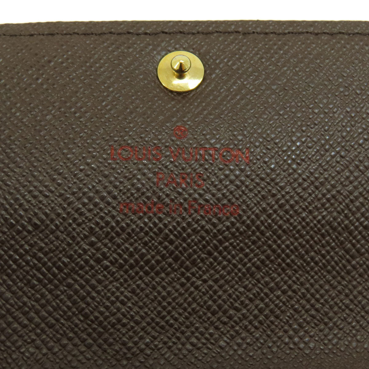 LOUIS VUITTON N62630 Multicles6 Damier Ebenu key holder Damier canvas Ladies [Used]