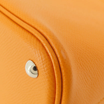 HERMES Bolide27 Apricot SilverHardware Handbag Epsom Ladies [Used]