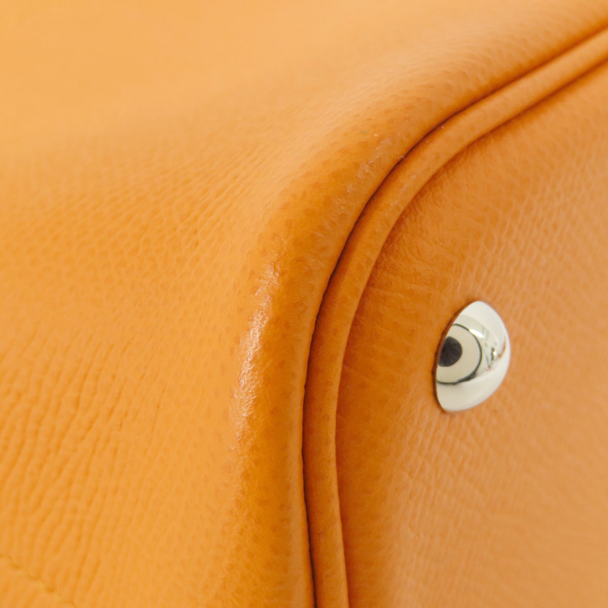 HERMES Bolide27 Apricot SilverHardware Handbag Epsom Ladies [Used]