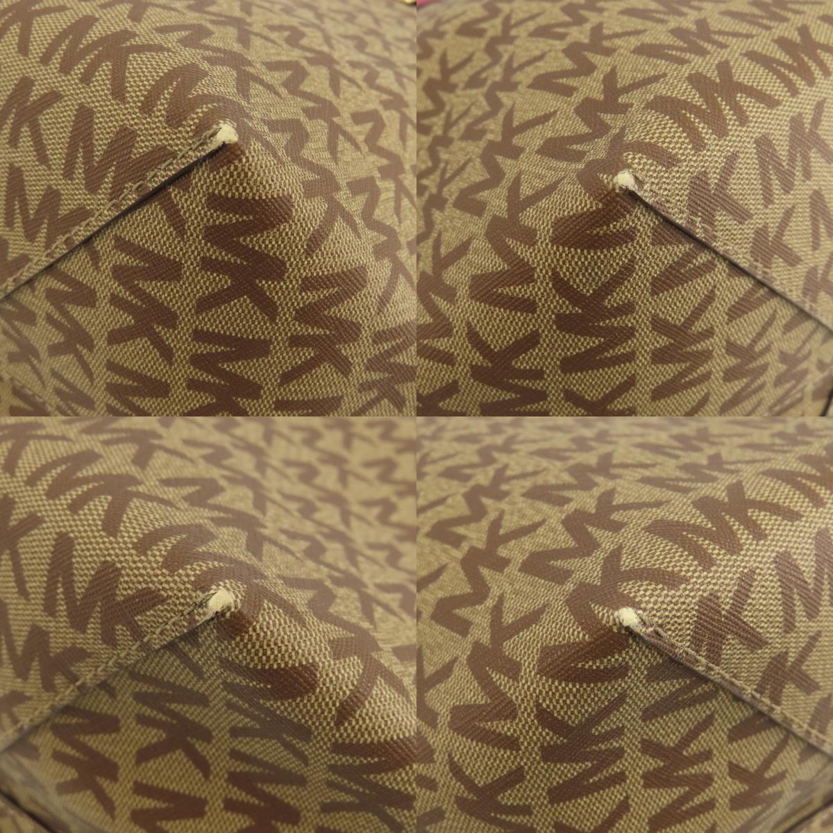 Michael Kors Logo Reversible Tote Bag PVC Ladies [Used]