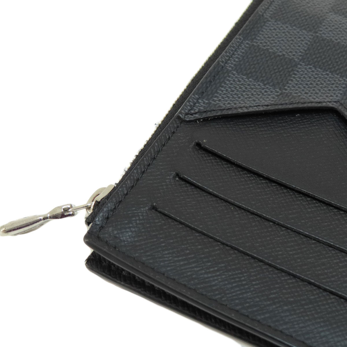 LOUIS VUITTON  N64038 coin purse Coin card holder Damier Graphite Damier canvas mens