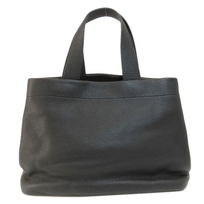 PRADA logo Tote Bag Leather Ladies [Used]