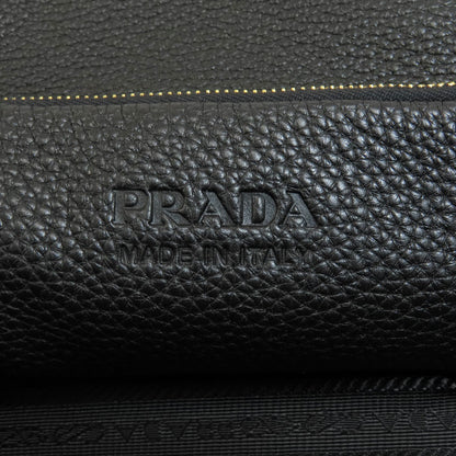 PRADA logo Tote Bag Leather Ladies [Used]