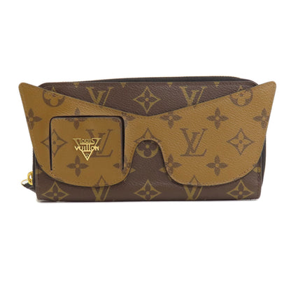 LOUIS VUITTON M68796 Zippy Wallet Monogram Reverse Shady Long wallet (with coin pocket) Monogram reverse Ladies [Used]