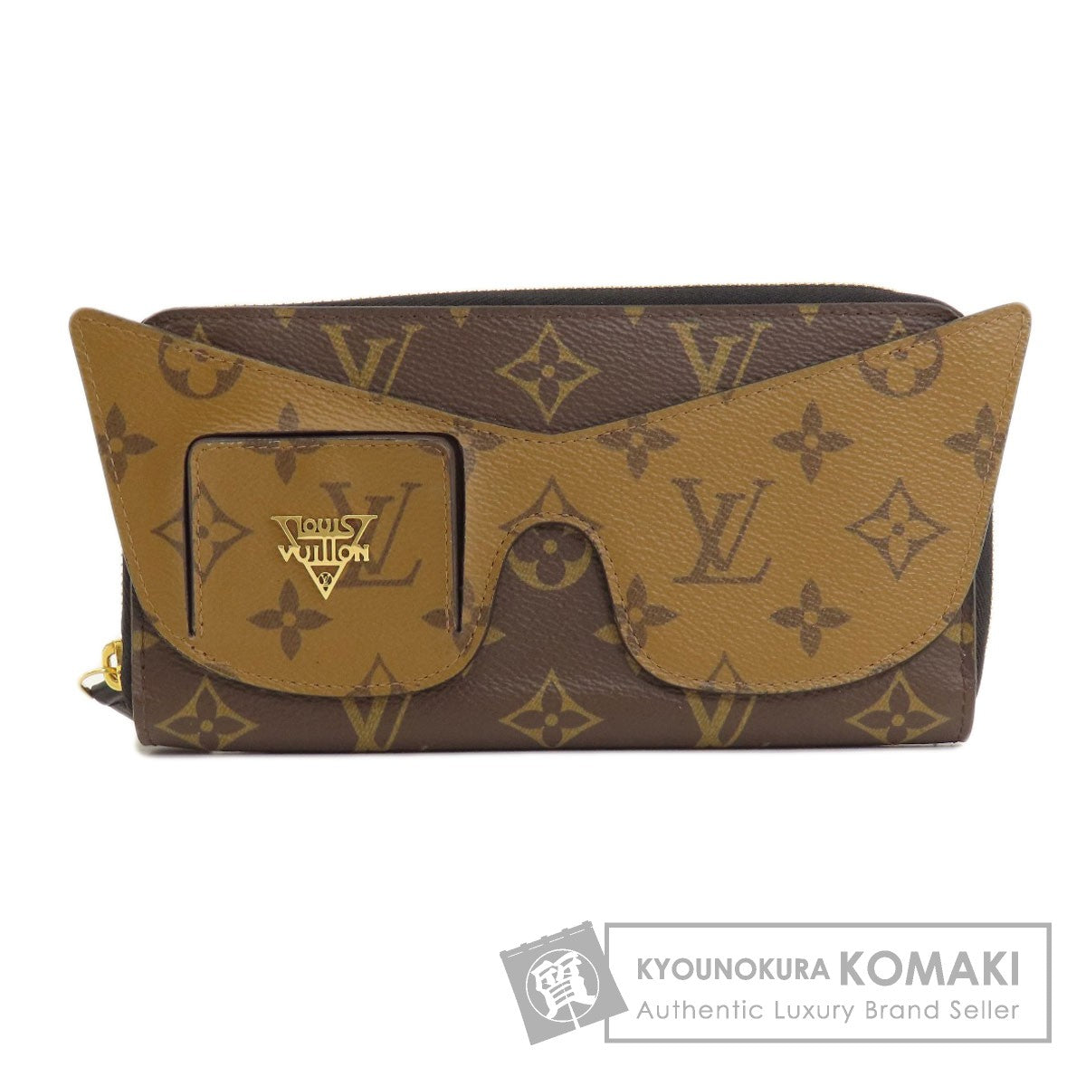 LOUIS VUITTON  M68796 Long wallet (with coin pocket) Zippy Wallet Monogram Reverse Shady Monogram reverse Ladies