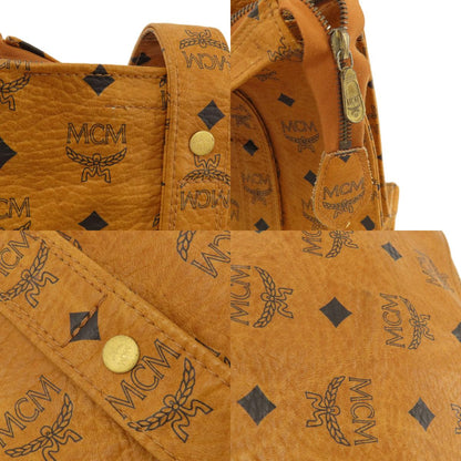MCM Logo design Shoulder Bag Leather Ladies [Used]