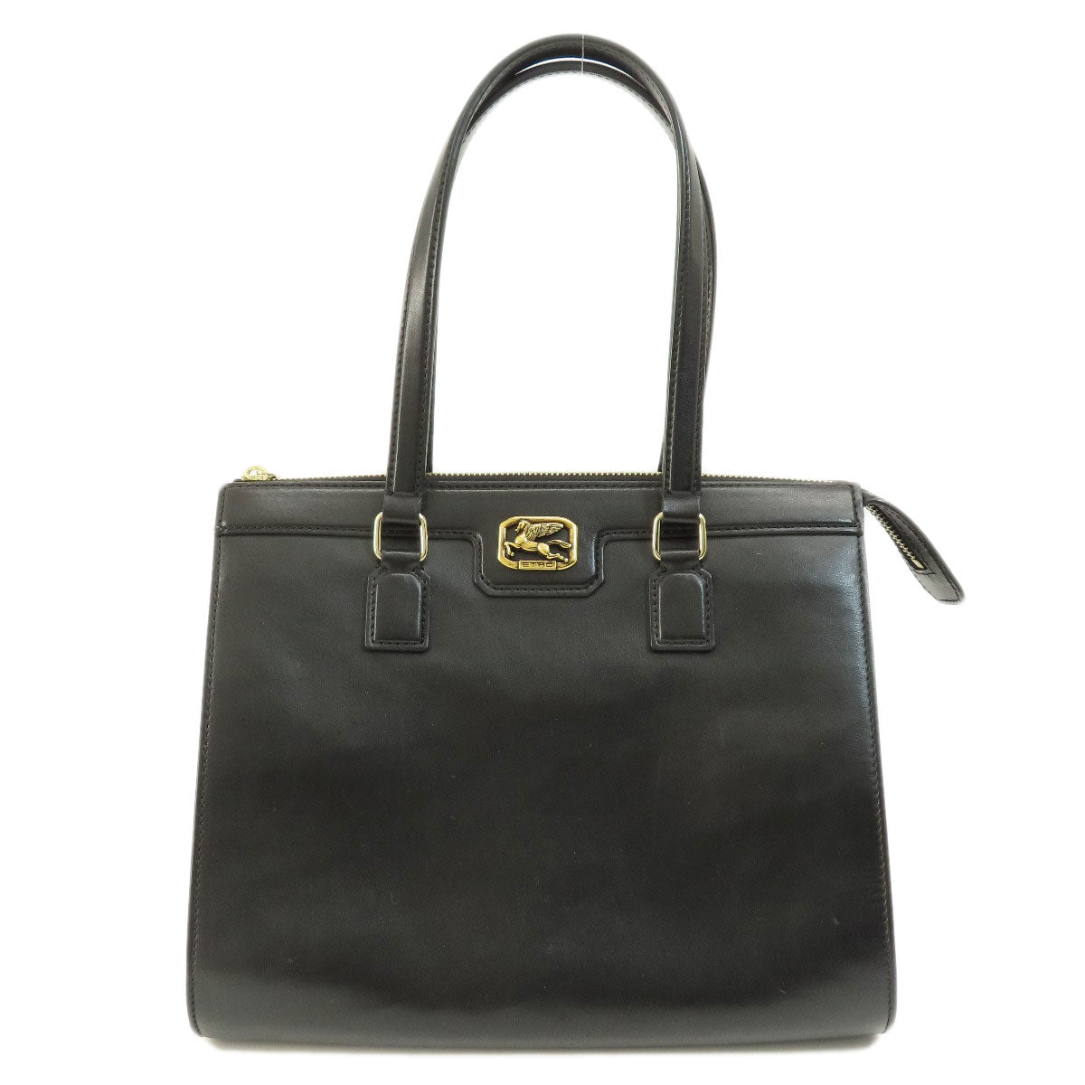 ETRO   Tote Bag logo Leather Ladies