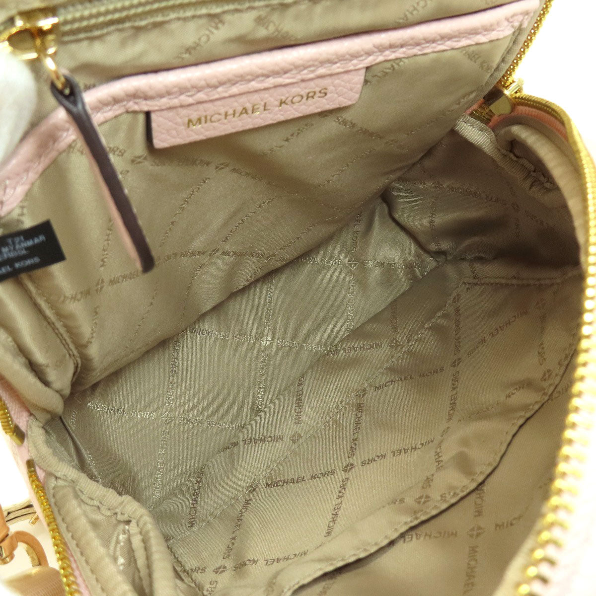 Michael Kors logo Backpack Â· Daypack Leather Ladies [Used]