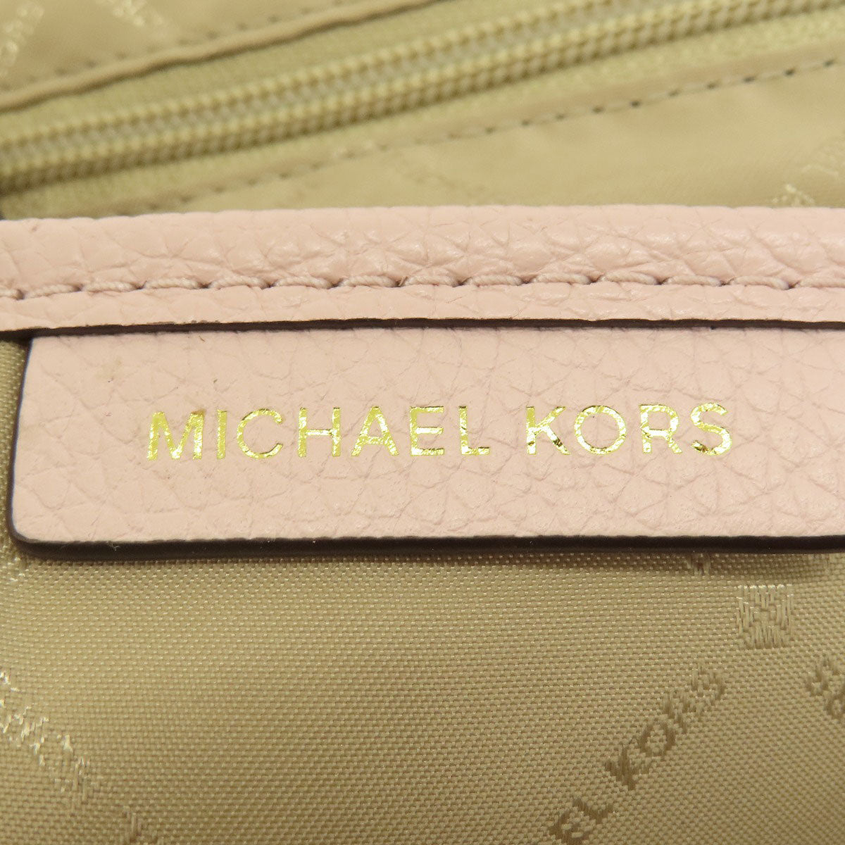 Michael Kors logo Backpack Â· Daypack Leather Ladies [Used]