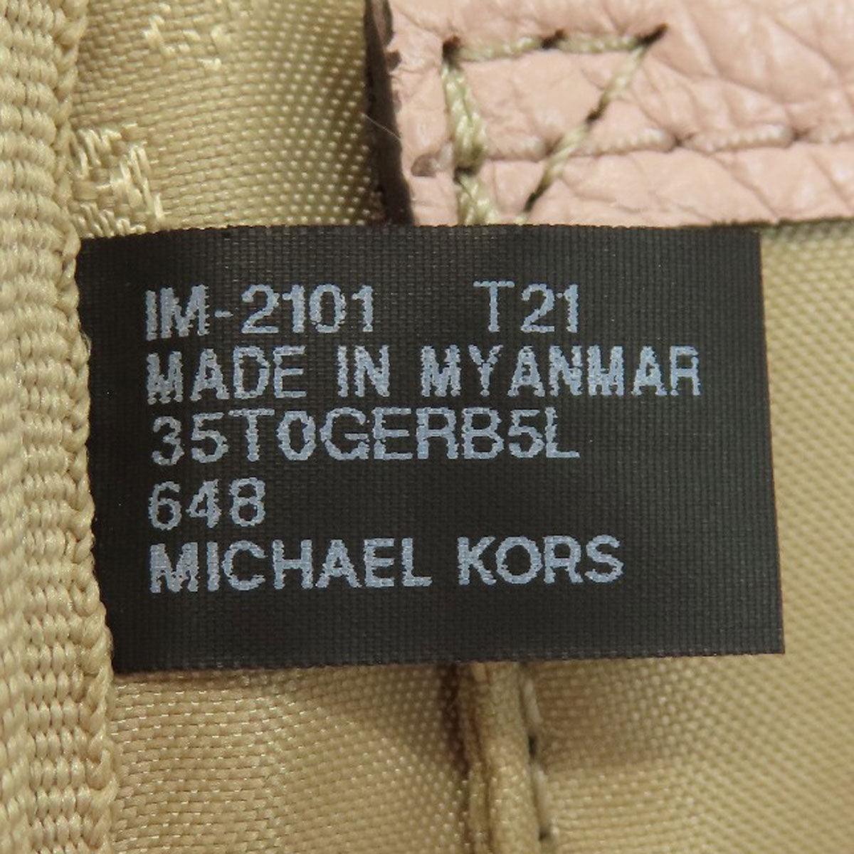 Michael Kors logo Backpack Â· Daypack Leather Ladies [Used]
