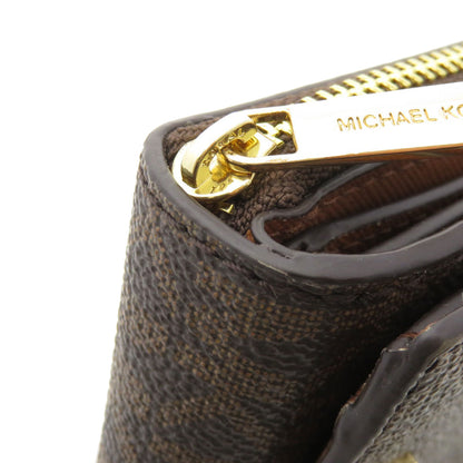 Michael Kors Tri-fold mini wallet Bifold Wallet with Coin Pocket PVC Ladies [Used]