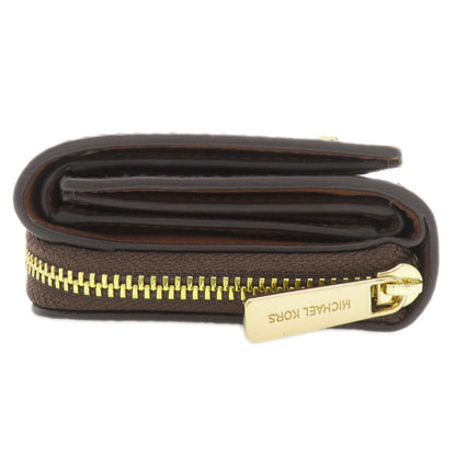 Michael Kors Tri-fold mini wallet Bifold Wallet with Coin Pocket PVC Ladies [Used]