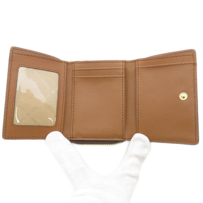 Michael Kors Tri-fold mini wallet Bifold Wallet with Coin Pocket PVC Ladies [Used]