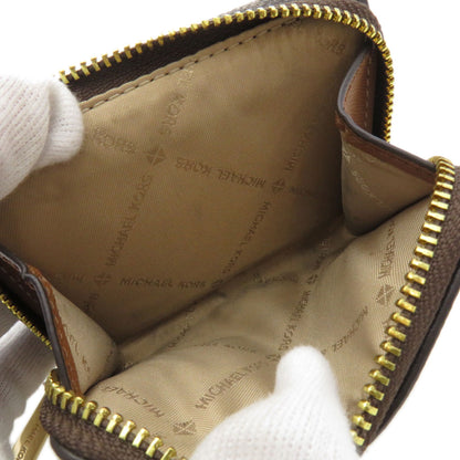 Michael Kors Tri-fold mini wallet Bifold Wallet with Coin Pocket PVC Ladies [Used]