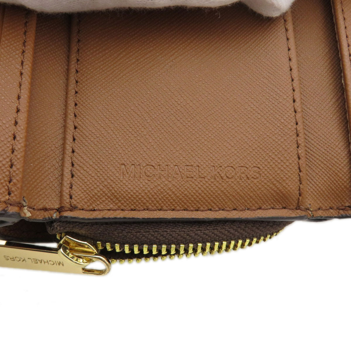 Michael Kors Tri-fold mini wallet Bifold Wallet with Coin Pocket PVC Ladies [Used]