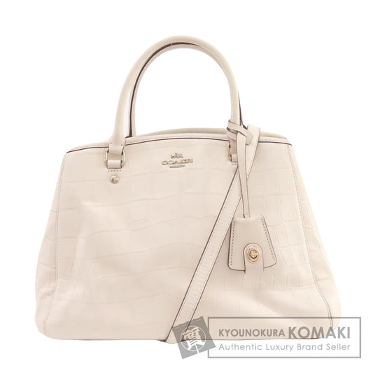 COACH  F37097 Tote Bag Logo 2WAY Leather Ladies