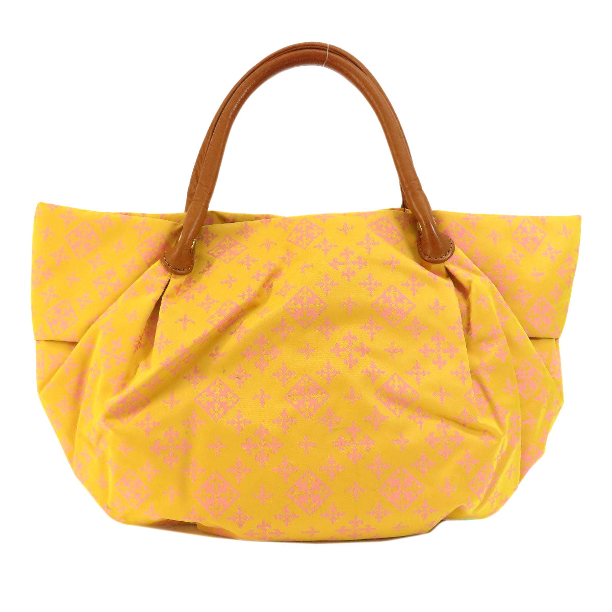 russet Lily crest Handbag Nylon Ladies [Used]