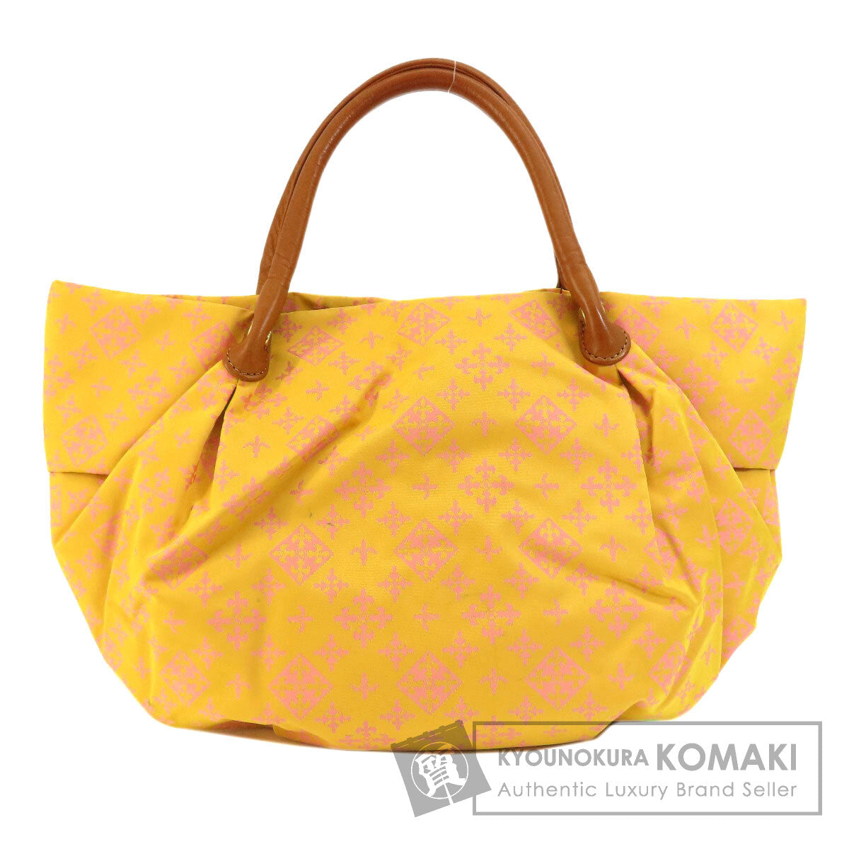 russet Lily crest Handbag Nylon Ladies [Used]