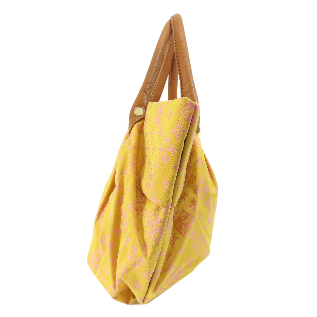 russet Lily crest Handbag Nylon Ladies [Used]