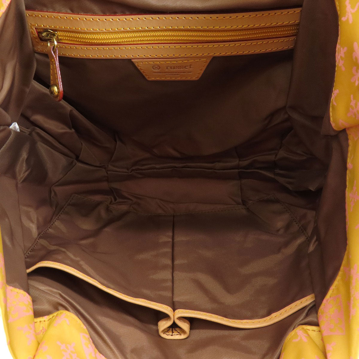 russet Lily crest Handbag Nylon Ladies [Used]