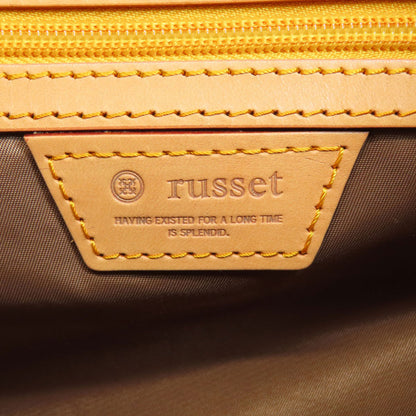russet Lily crest Handbag Nylon Ladies [Used]