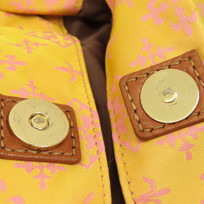 russet Lily crest Handbag Nylon Ladies [Used]