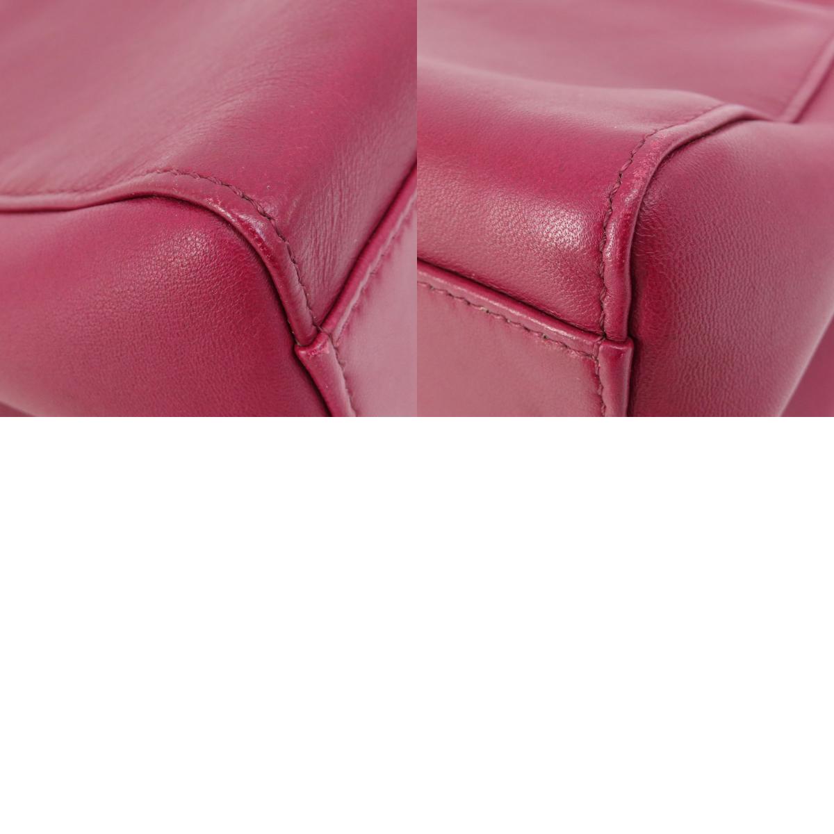 FENDI Peek-a-boo mini Handbag Calf Ladies [Used]