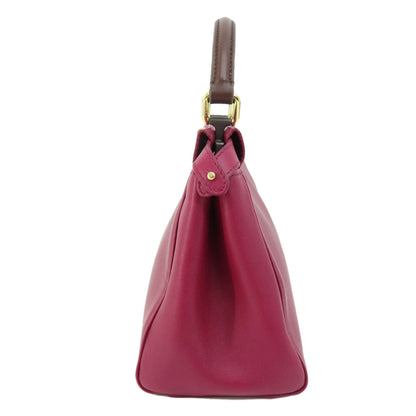 FENDI Peek-a-boo mini Handbag Calf Ladies [Used]