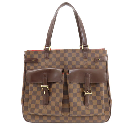 LOUIS VUITTON  N51128 Tote Bag Uzes Damier Ebene Damier canvas Ladies