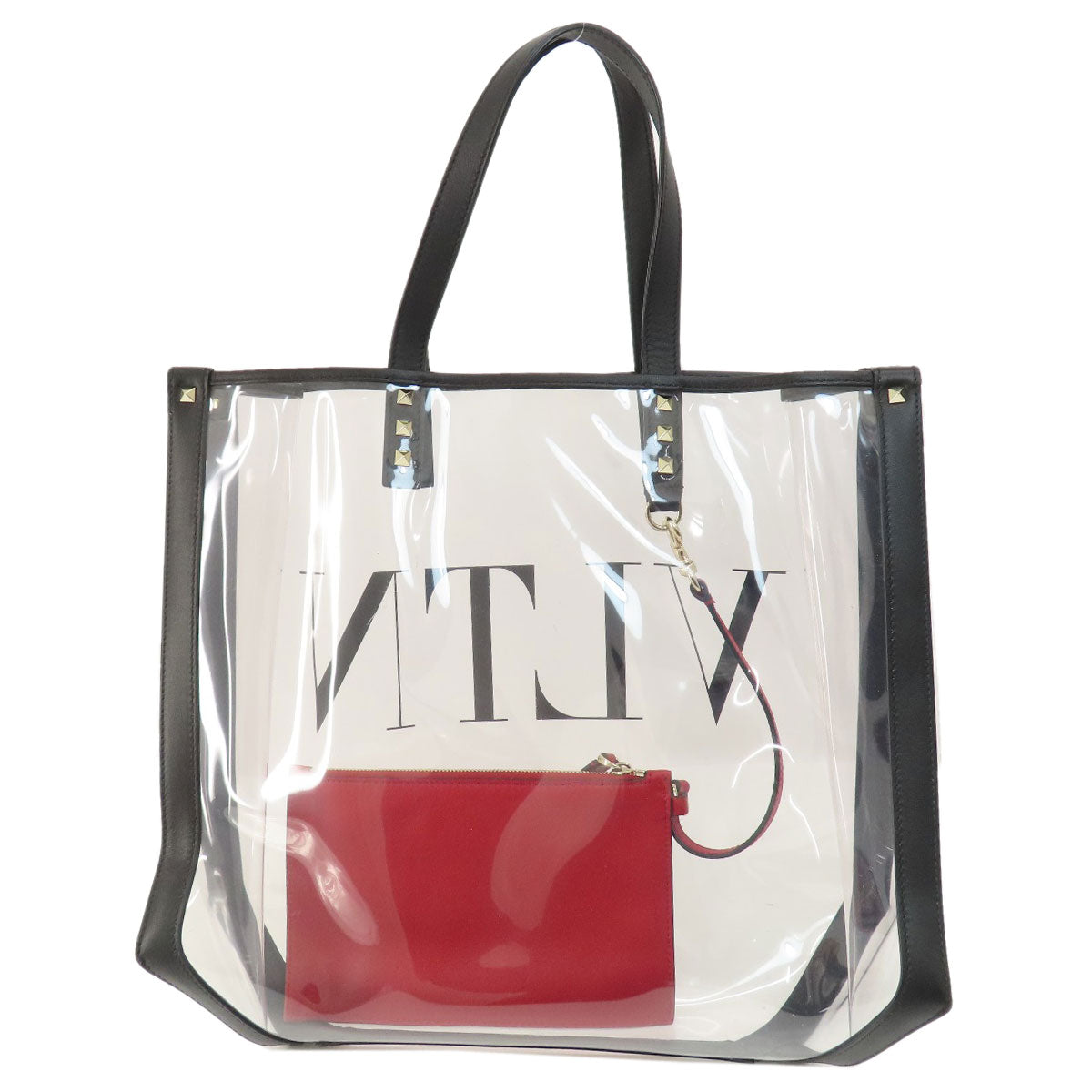 VALENTINO   Handbag Clear tote Leather PVCLadies