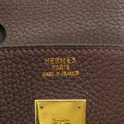 HERMES   Handbag Birkin 30 Brown GoldHardware Taurillon Clemence Ladies