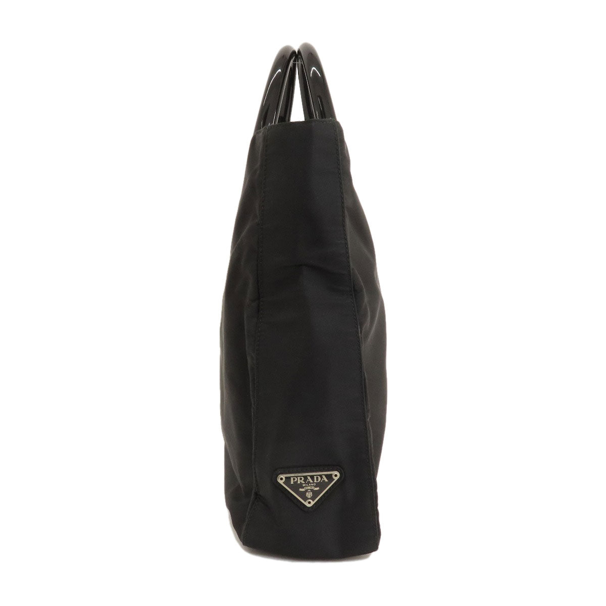 プラダ ロゴ金具 ハンドバッグ ナイロン素材 レディース 【中古】【PRADA】
