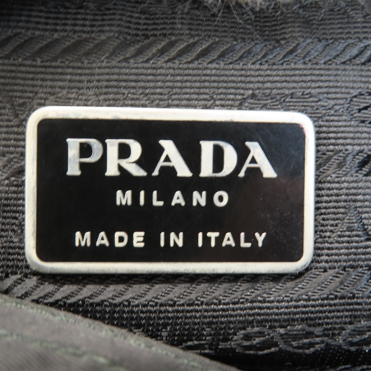 PRADA Logo Hardware Handbag Nylon Ladies [Used]