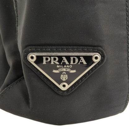 プラダ ロゴ金具 ハンドバッグ ナイロン素材 レディース 【中古】【PRADA】