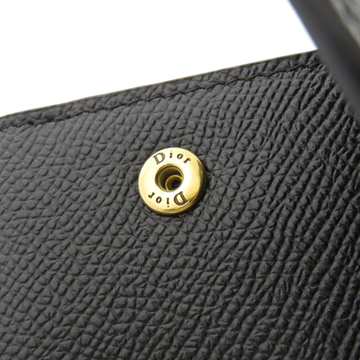 CHRISTIAN DIOR saddle Bifold Wallet with Coin Pocket Calf Ladies [Used]