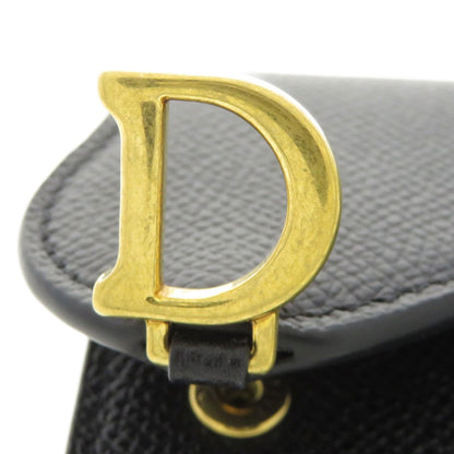CHRISTIAN DIOR saddle Bifold Wallet with Coin Pocket Calf Ladies [Used]