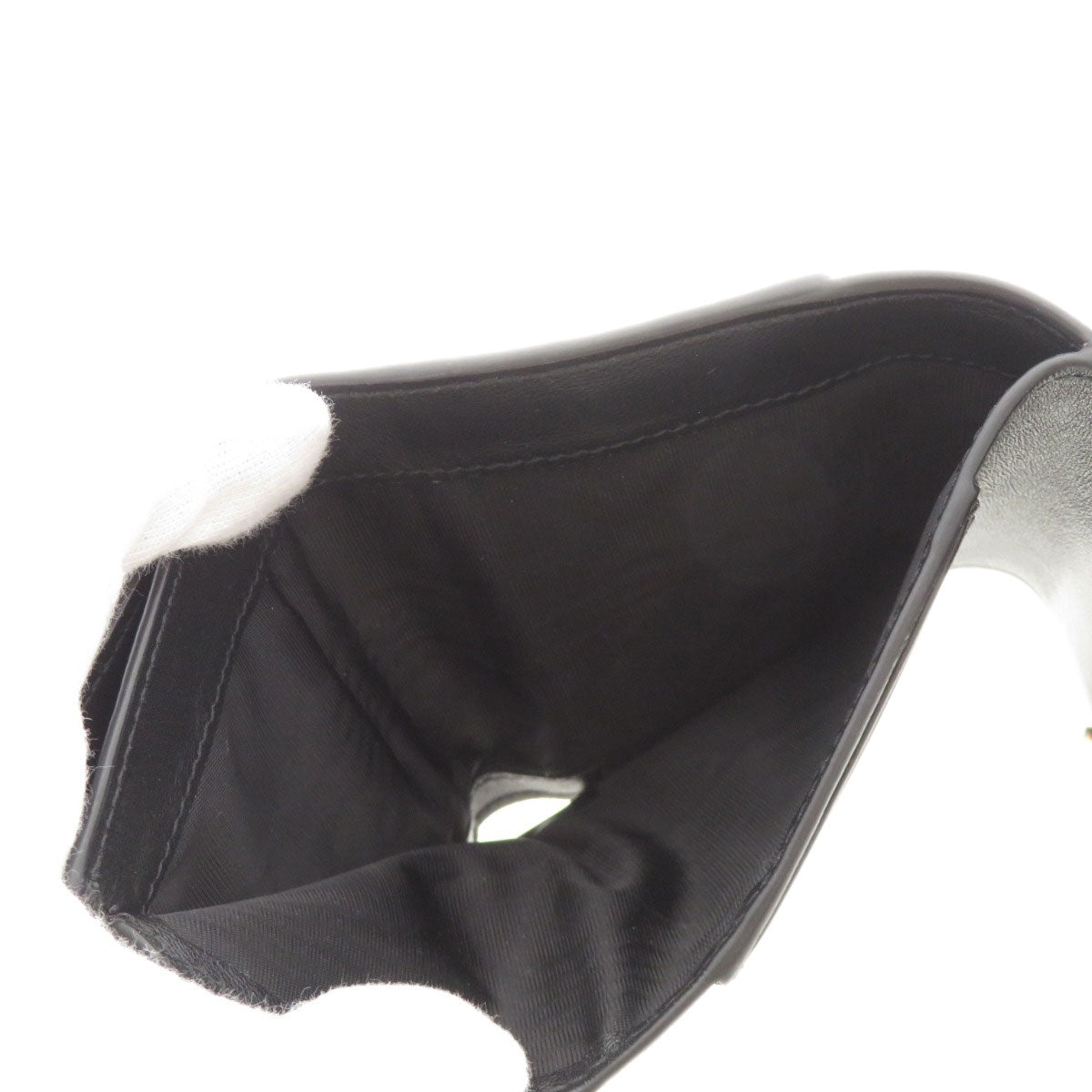 CHRISTIAN DIOR saddle Bifold Wallet with Coin Pocket Calf Ladies [Used]