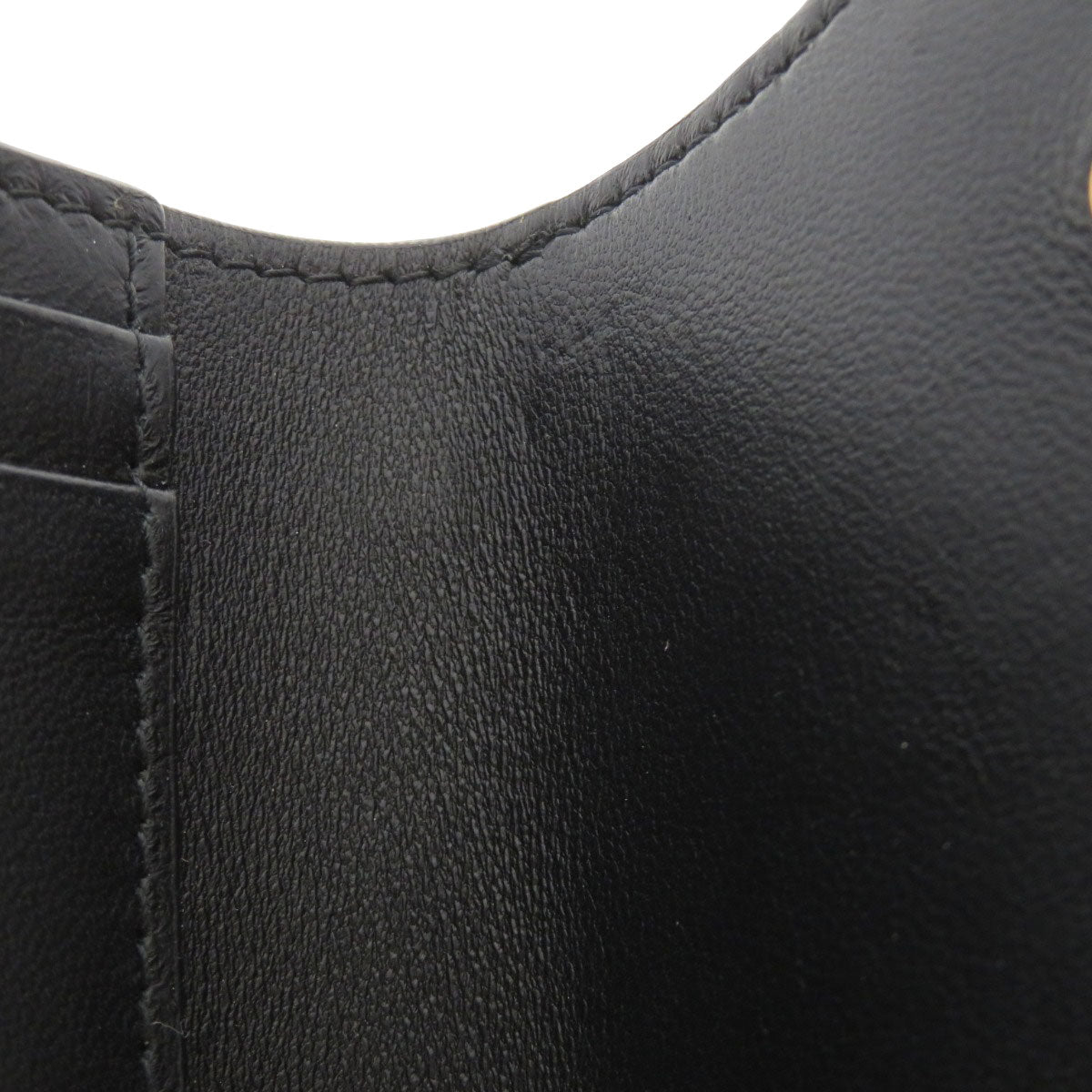 CHRISTIAN DIOR saddle Bifold Wallet with Coin Pocket Calf Ladies [Used]