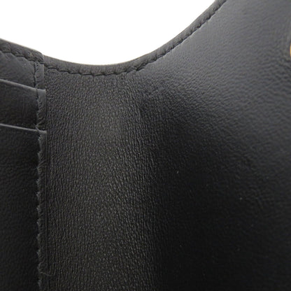 CHRISTIAN DIOR saddle Bifold Wallet with Coin Pocket Calf Ladies [Used]