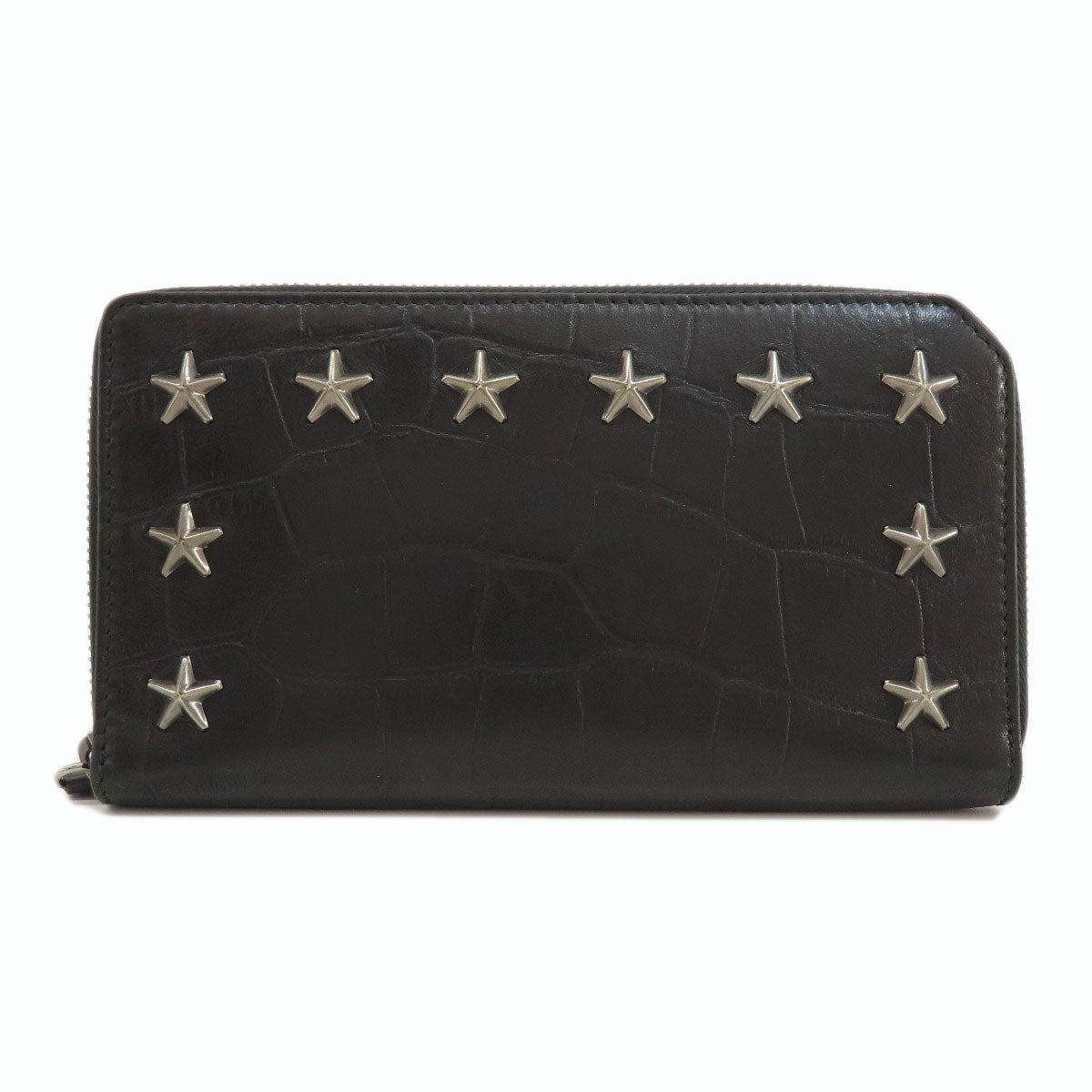 Jimmy Choo   Long wallet (with coin pocket) Star studs Leather Ladies