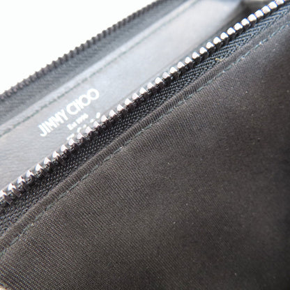 Jimmy Choo   Long wallet (with coin pocket) Star studs Leather Ladies