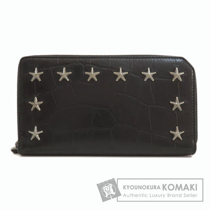 Jimmy Choo   Long wallet (with coin pocket) Star studs Leather Ladies