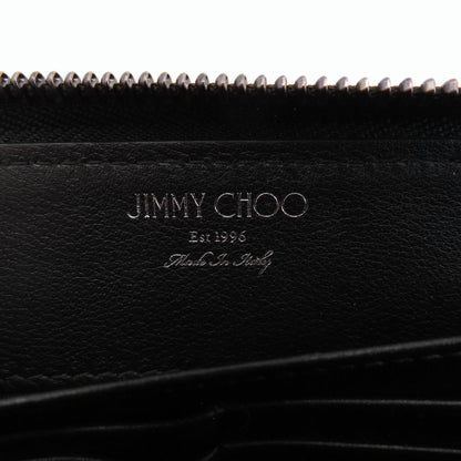 Jimmy Choo   Long wallet (with coin pocket) Star studs Leather Ladies