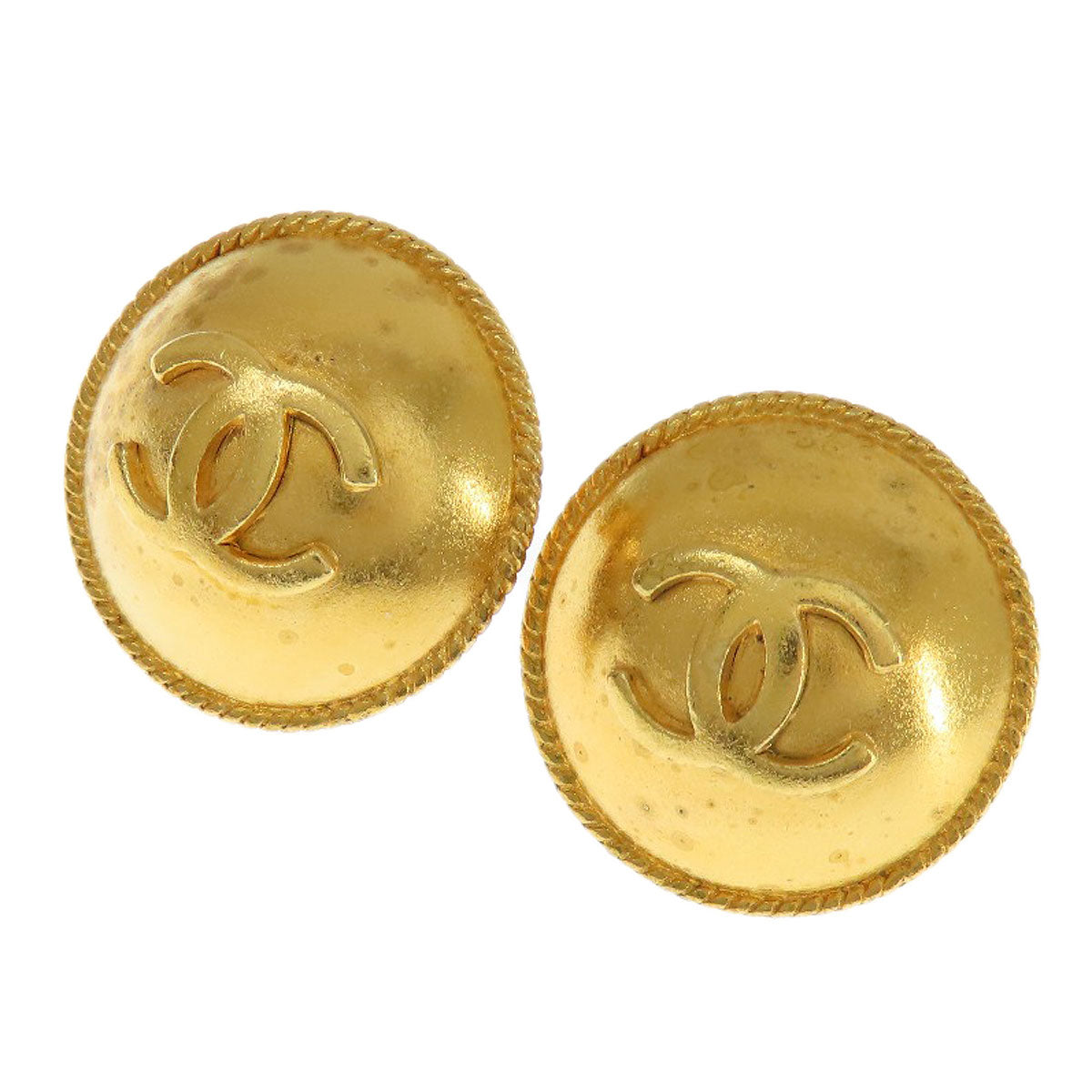 CHANEL   Earring COCO Mark Metal Ladies