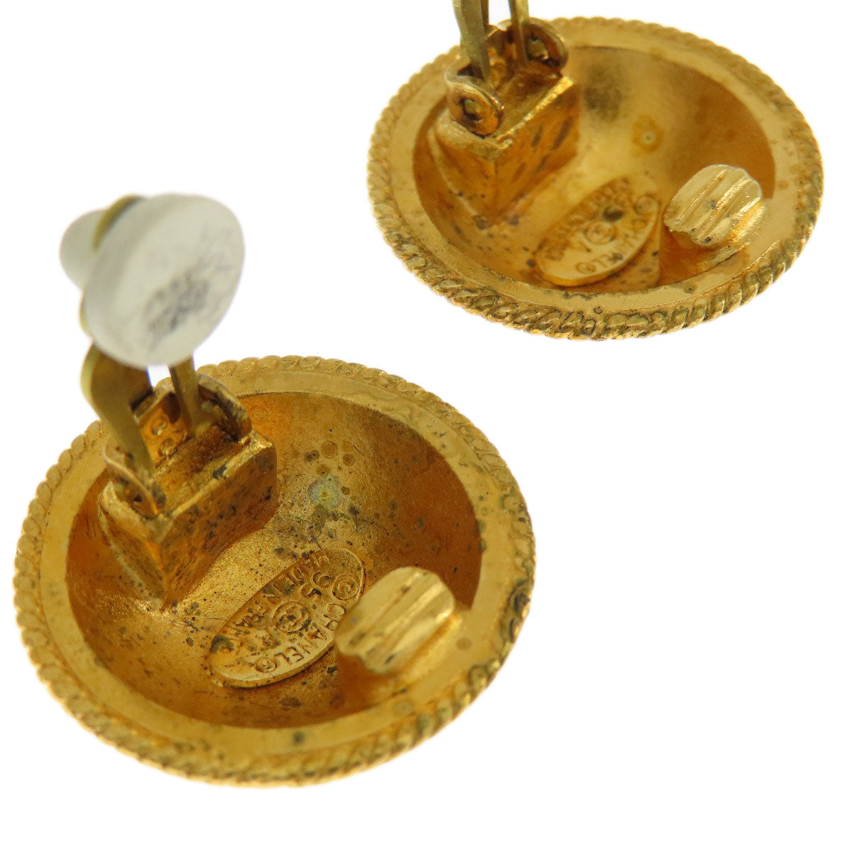 CHANEL COCO Mark Earring Metal Ladies [Used]